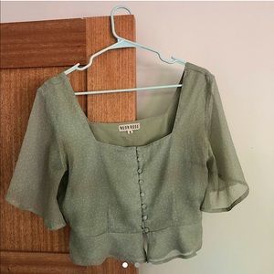 Pretty green blouse
